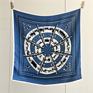 MaraSilk Pure Mulberry Silk Scarf - Square Crepe Satin MS161 25" x 25" MS16102