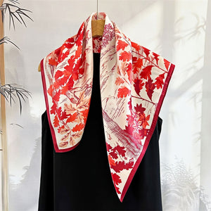 MaraSilk Pure Mulberry Silk Scarf - Square Crepe Satin MS167 25" x 25" MS16701