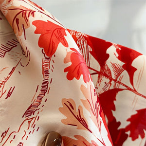 MaraSilk Pure Mulberry Silk Scarf - Square Crepe Satin MS167