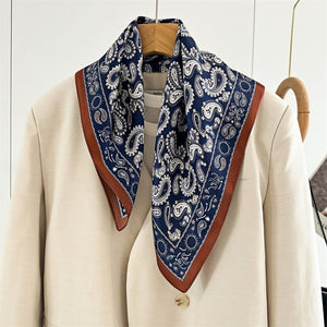 MaraSilk Pure Mulberry Silk Scarf Square Crepe Satin MS17-1