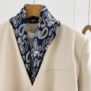 MaraSilk Pure Mulberry Silk Scarf Square Crepe Satin MS17-3