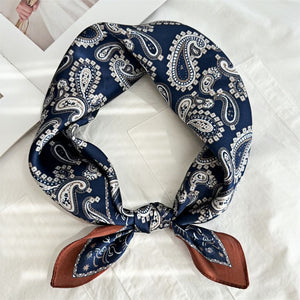 MaraSilk Pure Mulberry Silk Scarf Square Crepe Satin MS17-6