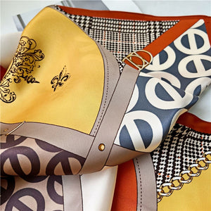 MaraSilk Pure Mulberry Silk Scarf - Square Crepe Satin MS170