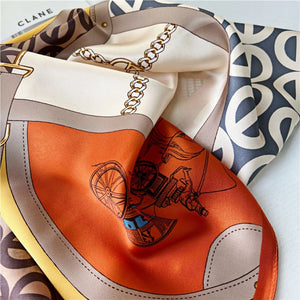 MaraSilk Pure Mulberry Silk Scarf - Square Crepe Satin MS170