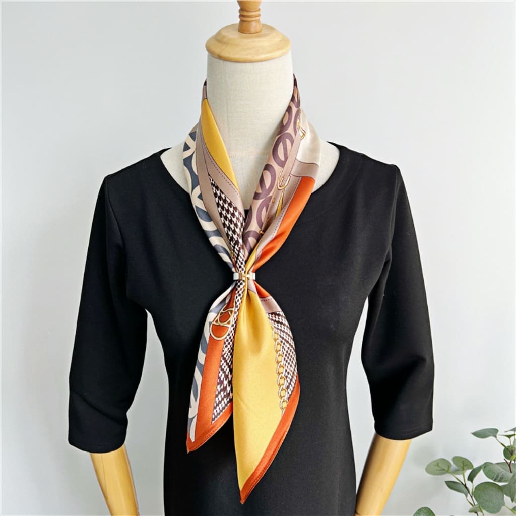 MaraSilk Pure Mulberry Silk Scarf - Square Crepe Satin MS170