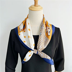 MaraSilk Pure Mulberry Silk Scarf - Square Crepe Satin MS171 25" x 25" MS17101