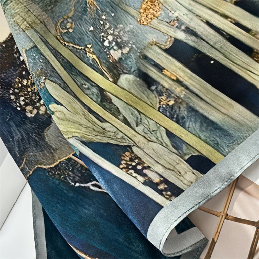 MaraSilk Pure Mulberry Silk Scarf - Square Crepe Satin MS172