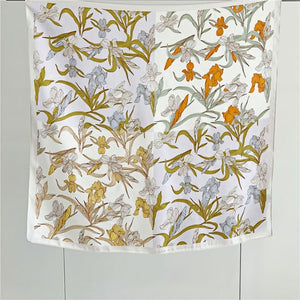 MaraSilk Pure Mulberry Silk Scarf - Square Crepe Satin MS173