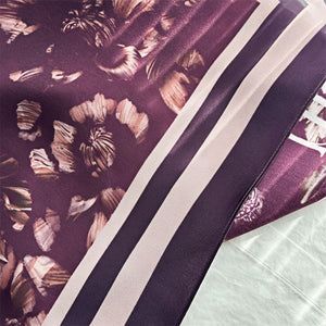 MaraSilk Pure Mulberry Silk Scarf - Square Crepe Satin MS177