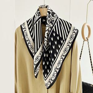 MaraSilk Pure Mulberry Silk Scarf - Square Crepe Satin MS179