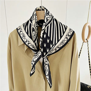 MaraSilk Pure Mulberry Silk Scarf - Square Crepe Satin MS179 25" x 25" MS17901