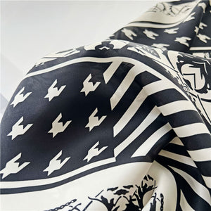 MaraSilk Pure Mulberry Silk Scarf - Square Crepe Satin MS179