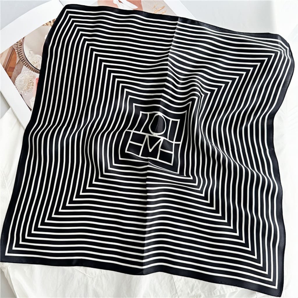 MaraSilk Pure Mulberry Silk Scarf Square Crepe Satin MS18-20