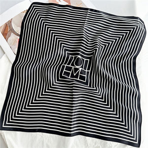 MaraSilk Pure Mulberry Silk Scarf Square Crepe Satin MS18-20