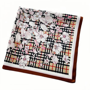 MaraSilk Pure Mulberry Silk Scarf - Square Crepe Satin MS181