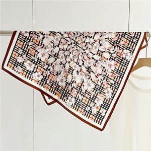 MaraSilk Pure Mulberry Silk Scarf - Square Crepe Satin MS181