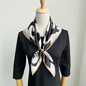 MaraSilk Pure Mulberry Silk Scarf - Square Crepe Satin MS182 25" x 25" MS18201