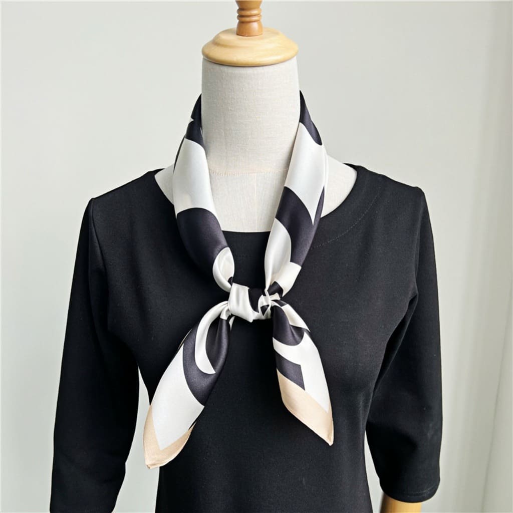 MaraSilk Pure Mulberry Silk Scarf - Square Crepe Satin MS182