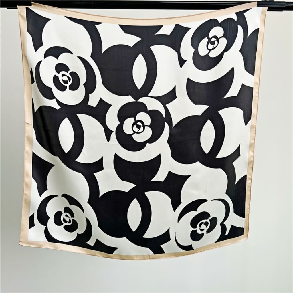 MaraSilk Pure Mulberry Silk Scarf - Square Crepe Satin MS182