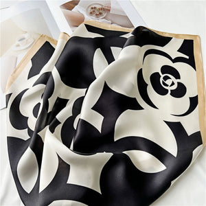 MaraSilk Pure Mulberry Silk Scarf - Square Crepe Satin MS182