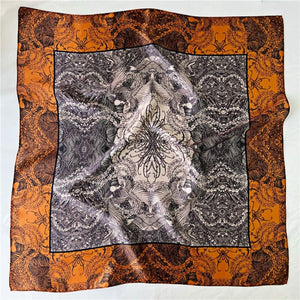 MaraSilk Pure Mulberry Silk Scarf - Square Crepe Satin MS184