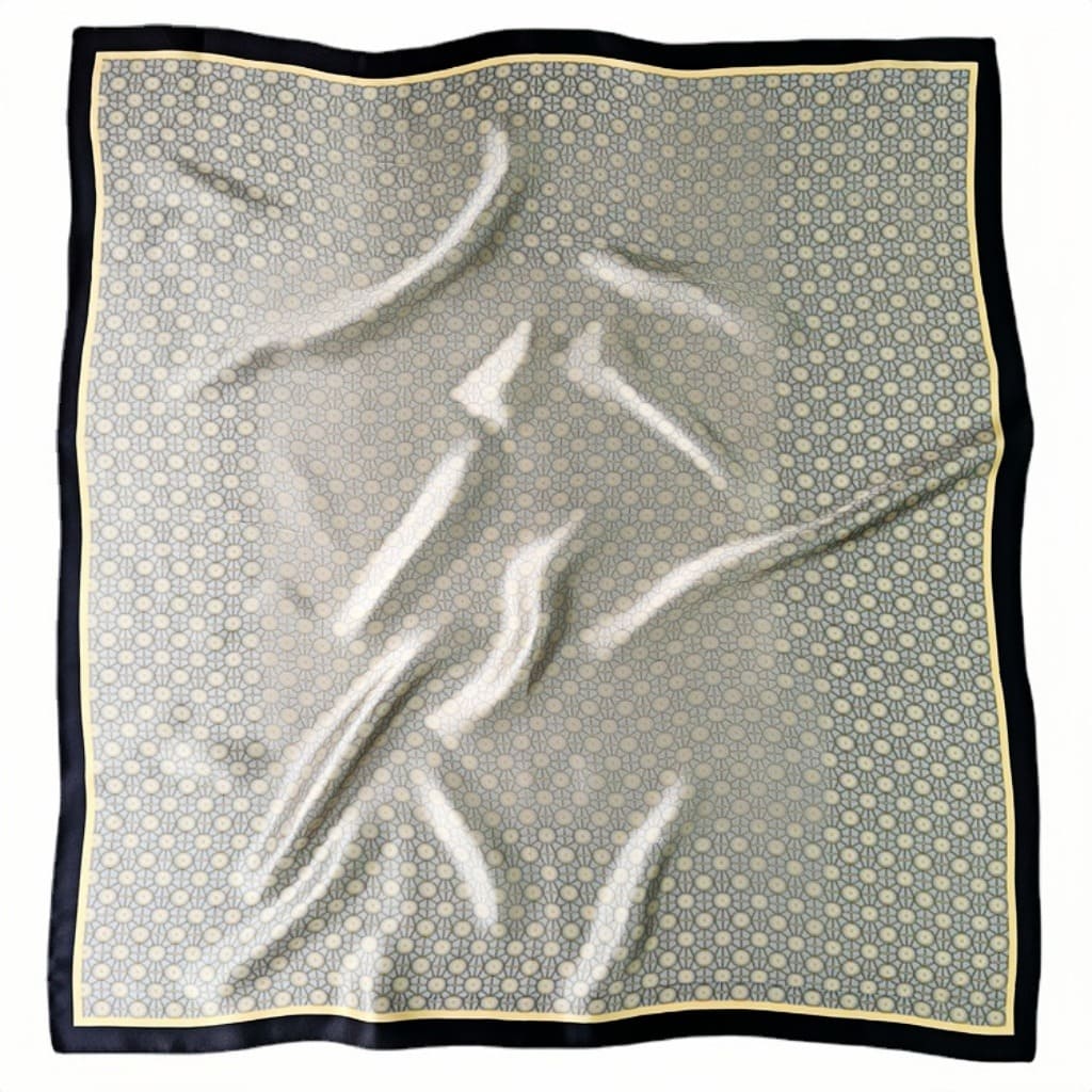 MaraSilk Pure Mulberry Silk Scarf - Square Crepe Satin MS186