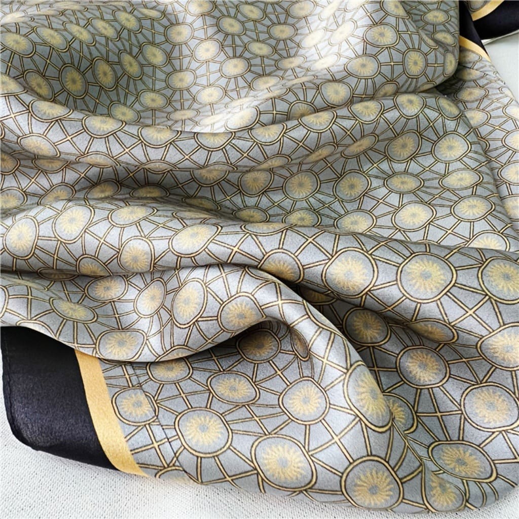 MaraSilk Pure Mulberry Silk Scarf - Square Crepe Satin MS186