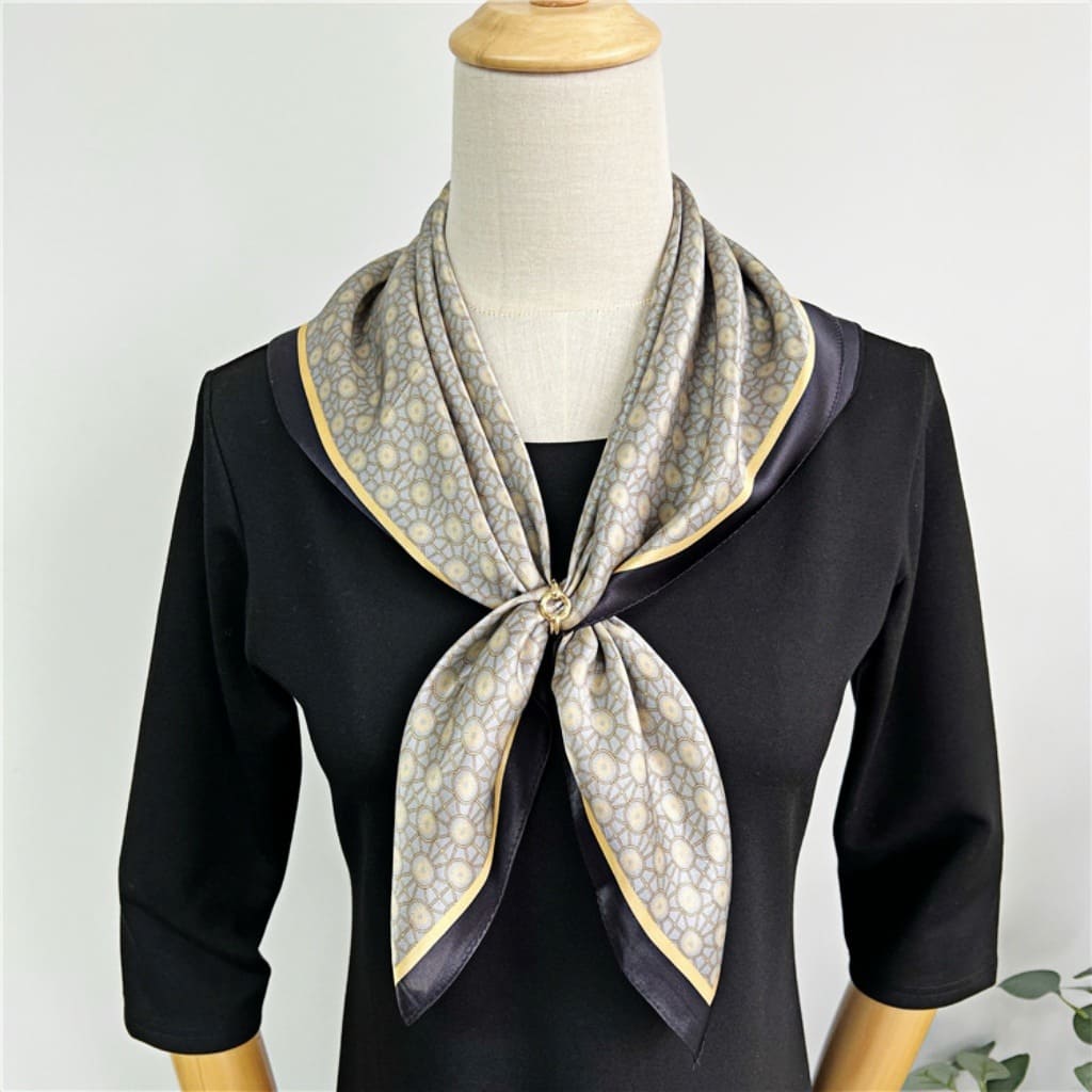 MaraSilk Pure Mulberry Silk Scarf - Square Crepe Satin MS186 25" x 25" MS18601