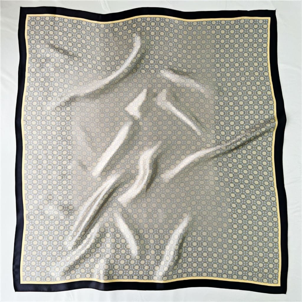 MaraSilk Pure Mulberry Silk Scarf - Square Crepe Satin MS186