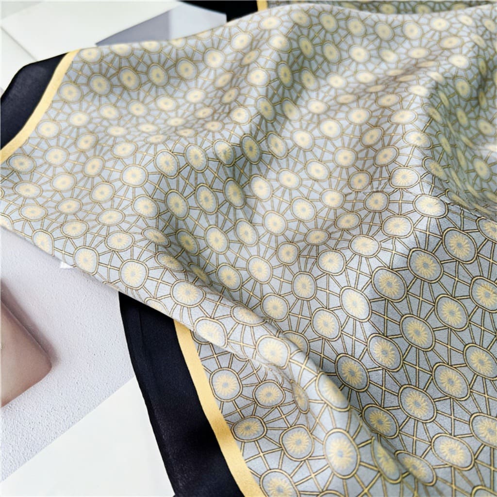 MaraSilk Pure Mulberry Silk Scarf - Square Crepe Satin MS186