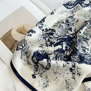 MaraSilk Pure Mulberry Silk Scarf - Square Crepe Satin MS187