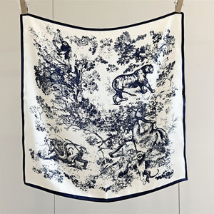 MaraSilk Pure Mulberry Silk Scarf - Square Crepe Satin MS187