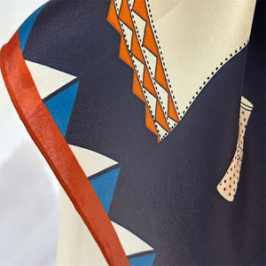 MaraSilk Pure Mulberry Silk Scarf - Square Crepe Satin MS188