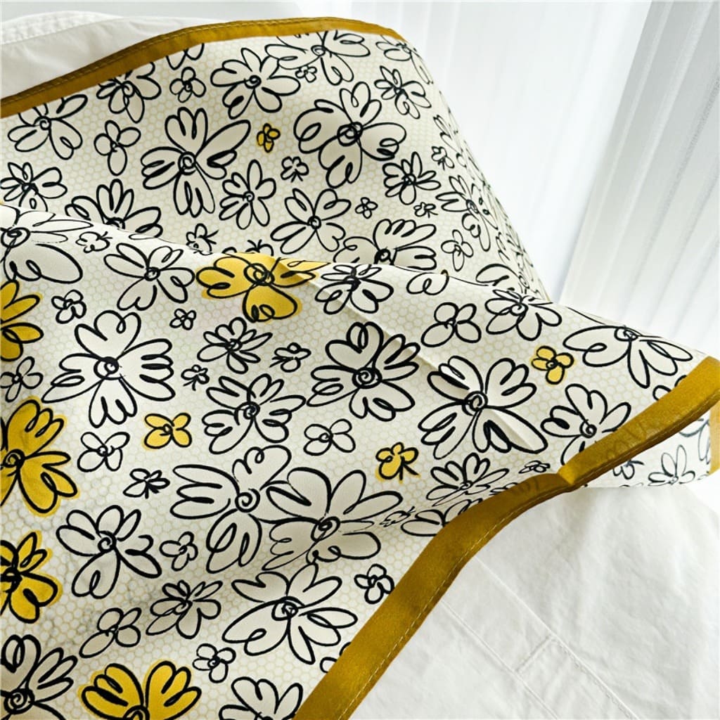 MaraSilk Pure Mulberry Silk Scarf - Square Crepe Satin MS190