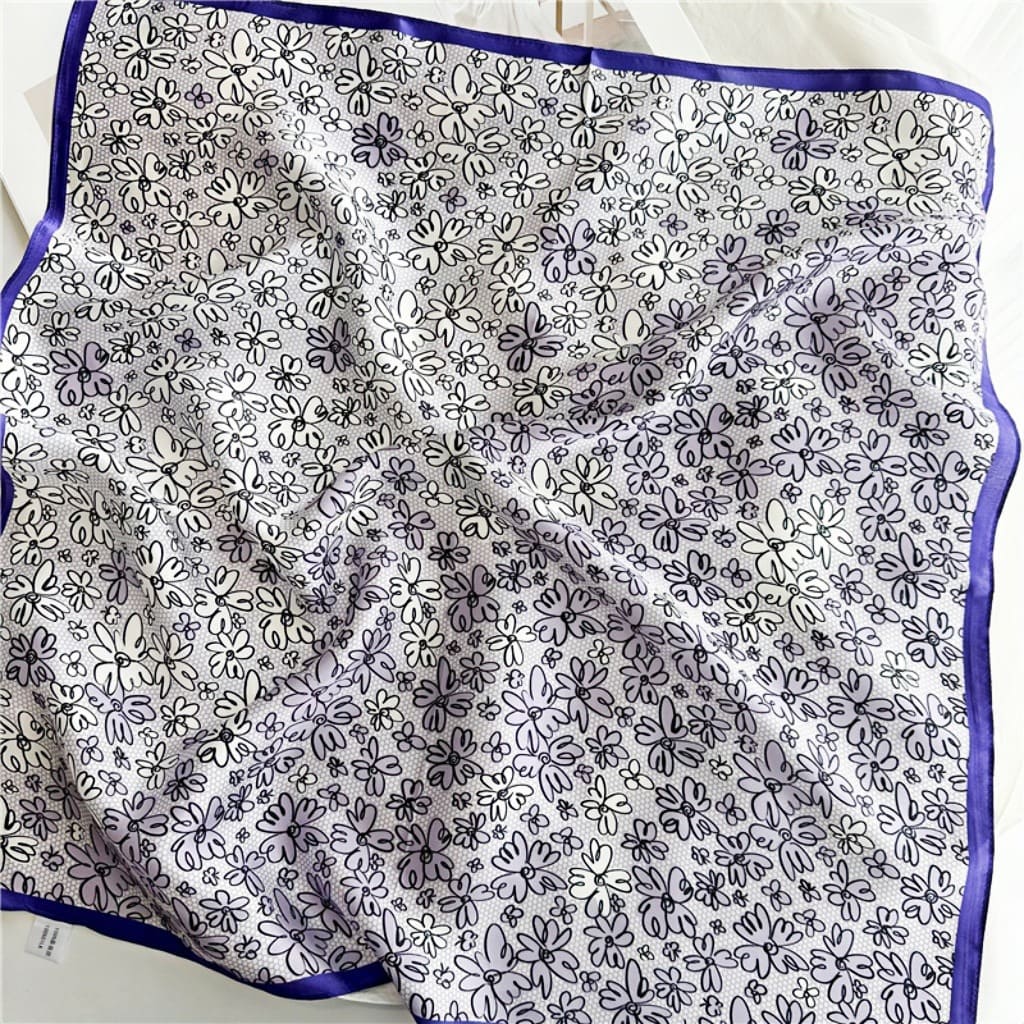 MaraSilk Pure Mulberry Silk Scarf - Square Crepe Satin MS190