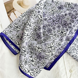 MaraSilk Pure Mulberry Silk Scarf - Square Crepe Satin MS190