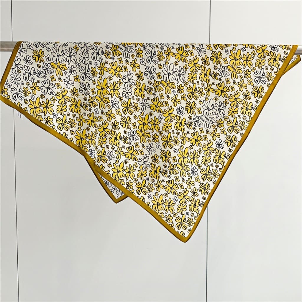 MaraSilk Pure Mulberry Silk Scarf - Square Crepe Satin MS190