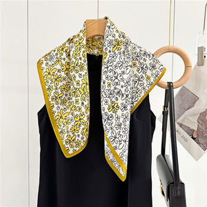 MaraSilk Pure Mulberry Silk Scarf - Square Crepe Satin MS190