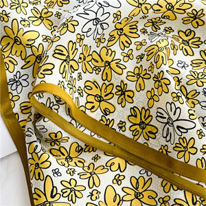 MaraSilk Pure Mulberry Silk Scarf - Square Crepe Satin MS190