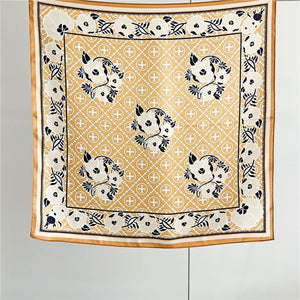 MaraSilk Pure Mulberry Silk Scarf - Square Crepe Satin MS191