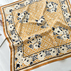 MaraSilk Pure Mulberry Silk Scarf - Square Crepe Satin MS191