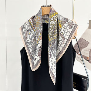 MaraSilk Pure Mulberry Silk Scarf - Square Crepe Satin MS193