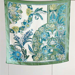 MaraSilk Pure Mulberry Silk Scarf - Square Crepe Satin MS195 25" x 25" MS19502