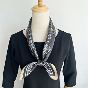 MaraSilk Pure Mulberry Silk Scarf - Square Crepe Satin MS196