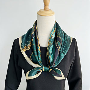 MaraSilk Pure Mulberry Silk Scarf - Square Crepe Satin MS197 25" x 25" MS19701