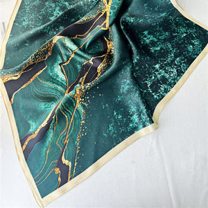 MaraSilk Pure Mulberry Silk Scarf - Square Crepe Satin MS197