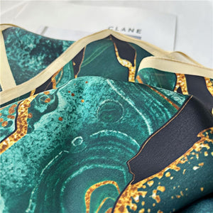 MaraSilk Pure Mulberry Silk Scarf - Square Crepe Satin MS197