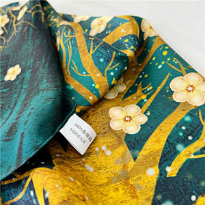 MaraSilk Pure Mulberry Silk Scarf - Square Crepe Satin MS198