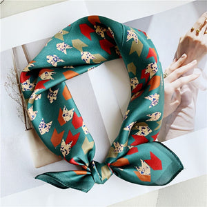 MaraSilk Pure Mulberry Silk Scarf Square Crepe Satin MS20-16