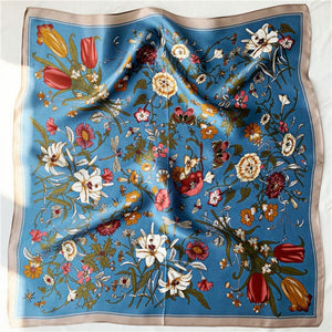 MaraSilk Pure Mulberry Silk Scarf Square Crepe Satin MS20-3